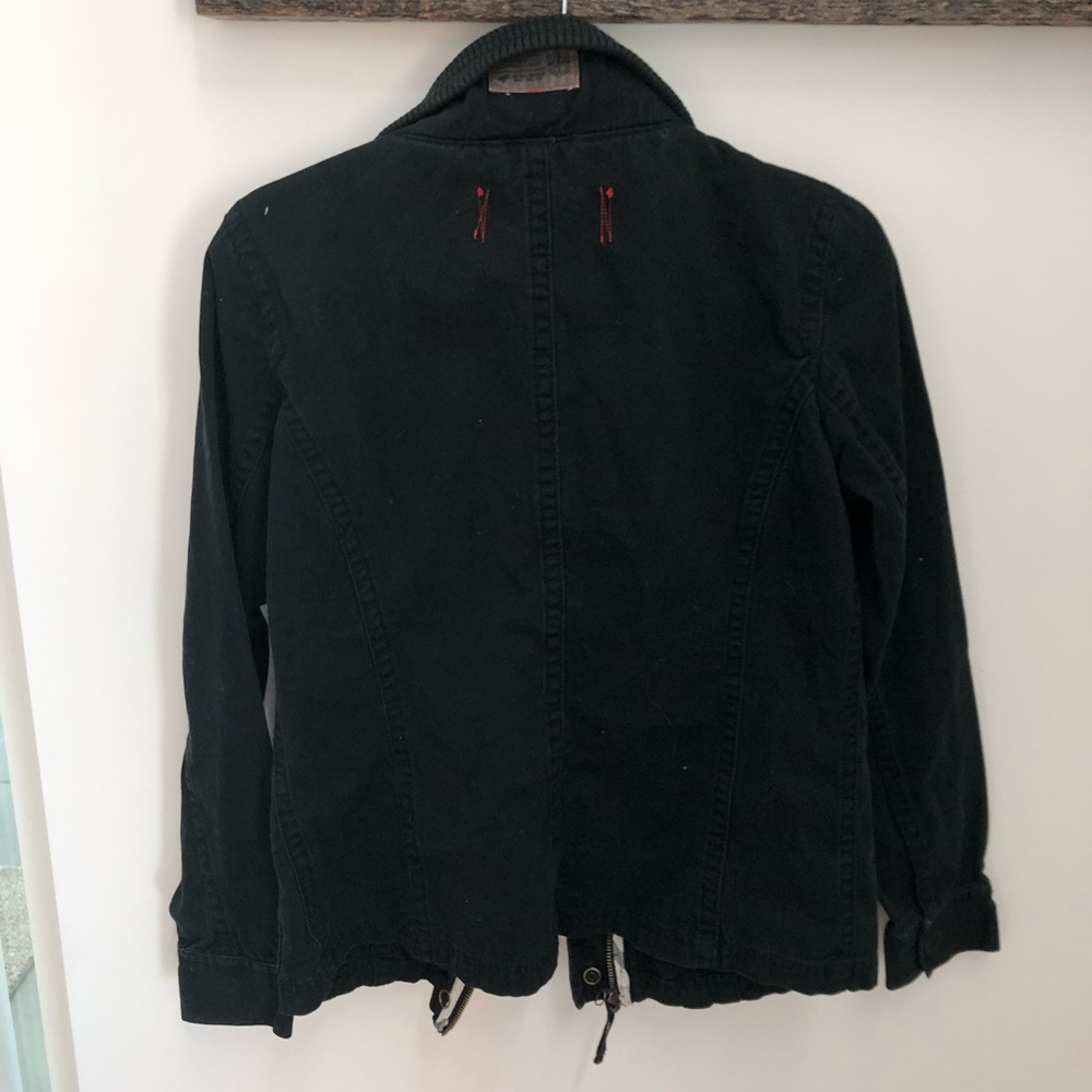 Fox Black Utility Jacket Versatile Design - Picture 6 of 8